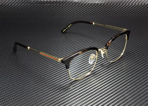 gucci gold glasses|gucci gold frame glasses men's.